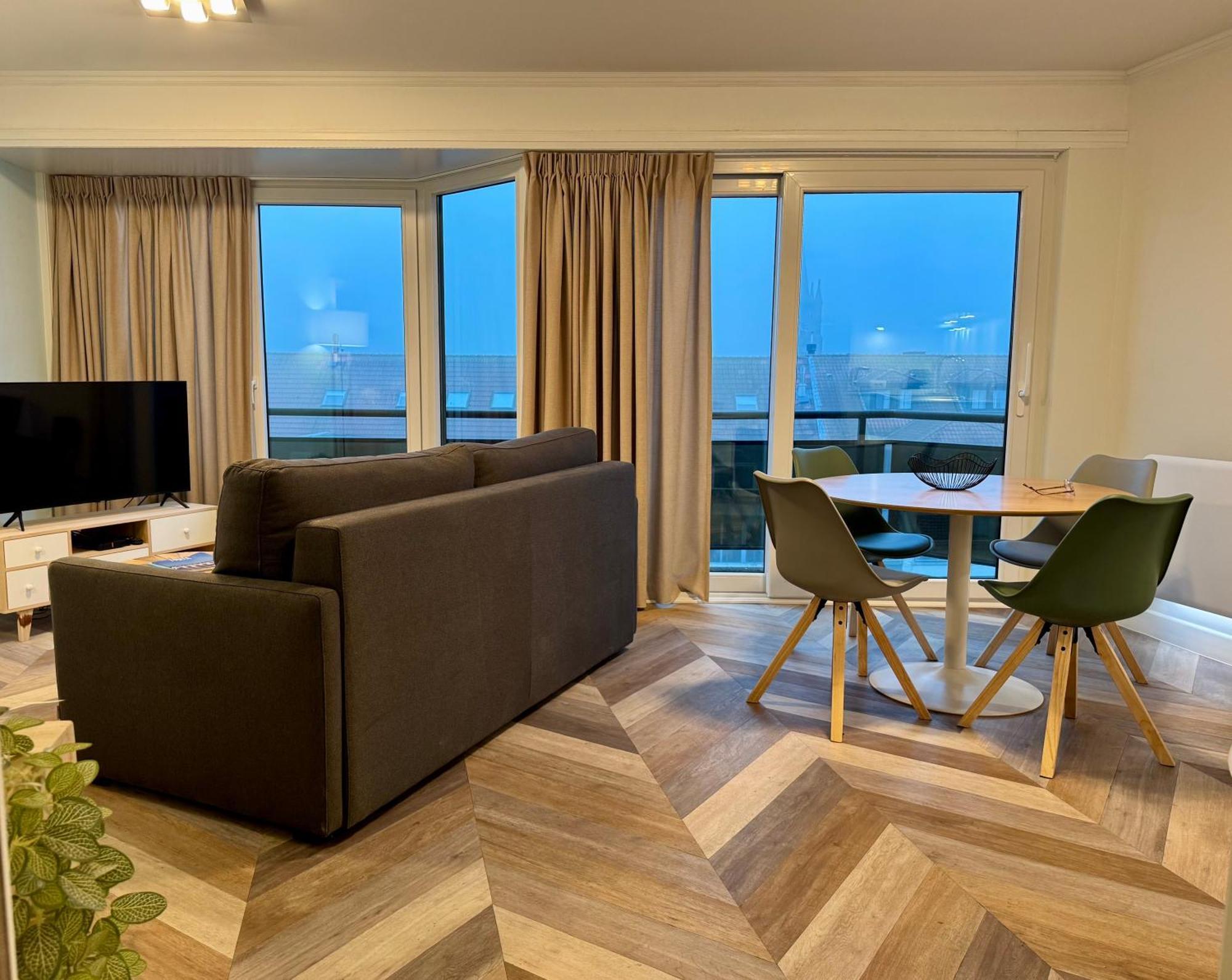 Cozy Panorama Flat By The Beach Knokke-Heist Exteriör bild